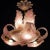 Art Deco Pink Ninfea Murano Glass Chandelier from Barovier, Italy, 1940 For Sale - Image 4 of 10