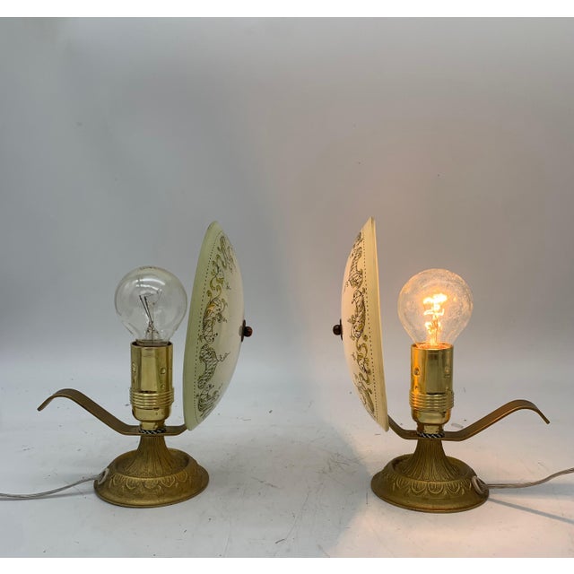 Vintage Table Lamps, 1940s, Set of 2 For Sale - Image 4 of 5