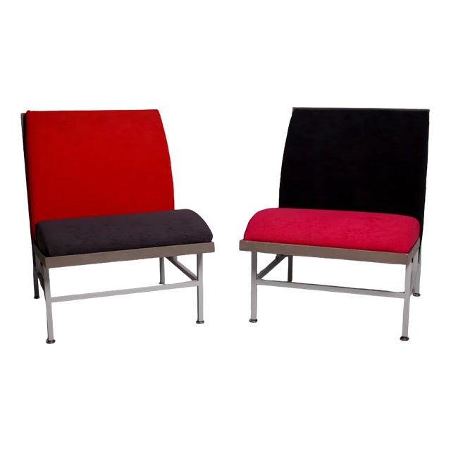Set of Club Chairs by Ettore Sottsass for Driade, 1980 For Sale