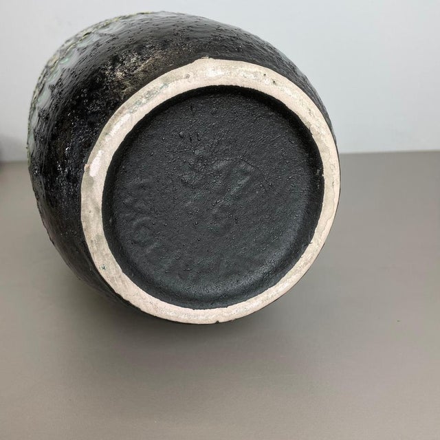 Color Crusty Fat Lava Floor Vase from Scheurich Keramik, Germany, 1970s For Sale - Image 13 of 18