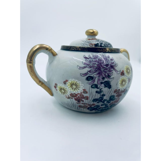 Ceramic Porcelain Sugar Bowl Japan Kutania, 1975 For Sale - Image 7 of 12