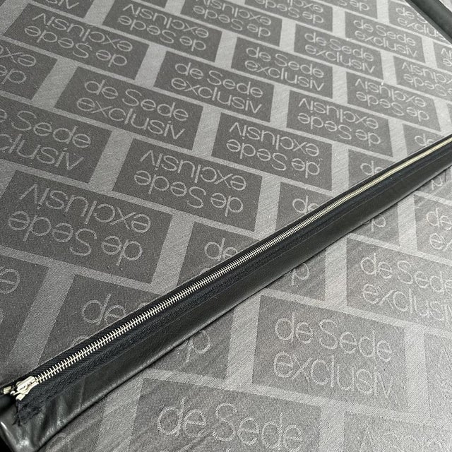 DS-76 Modular Sofa in Black Leather from de Sede, Switzerland, 1970s, Set of 2 For Sale - Image 12 of 13