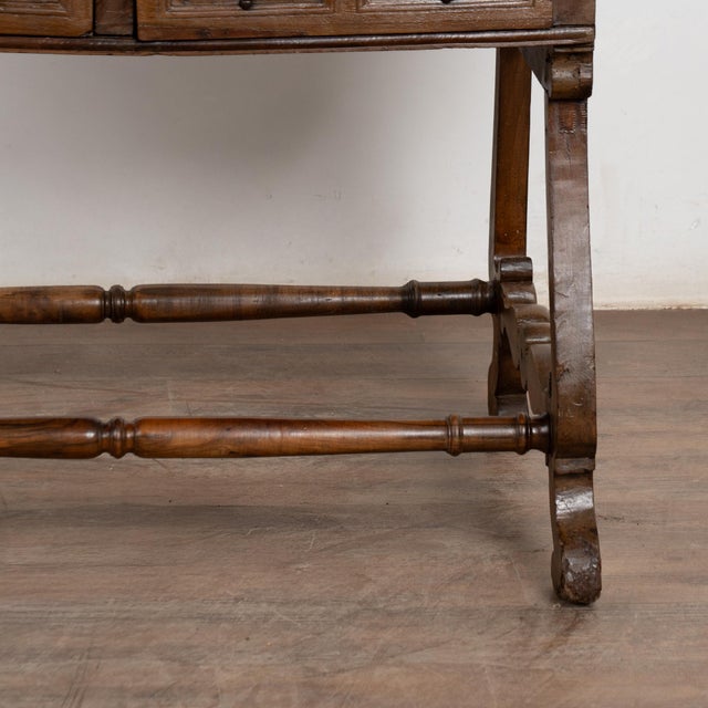 18th Century Spanish Walnut Table or Console For Sale - Image 14 of 16