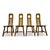 Oak Dining Chairs by De Puydt, 1960s, Set of 4 For Sale - Image 16 of 18