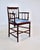Antique Country Regency Cross Back Armchair With Brunschwig & Fils Cushion For Sale - Image 12 of 13