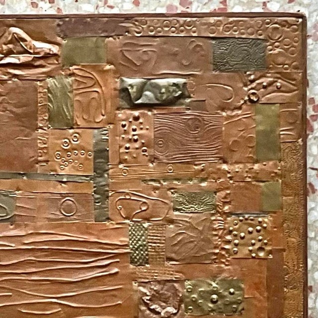 Mid-Century Mixed Metal Abstract Assemblage For Sale - Image 13 of 13