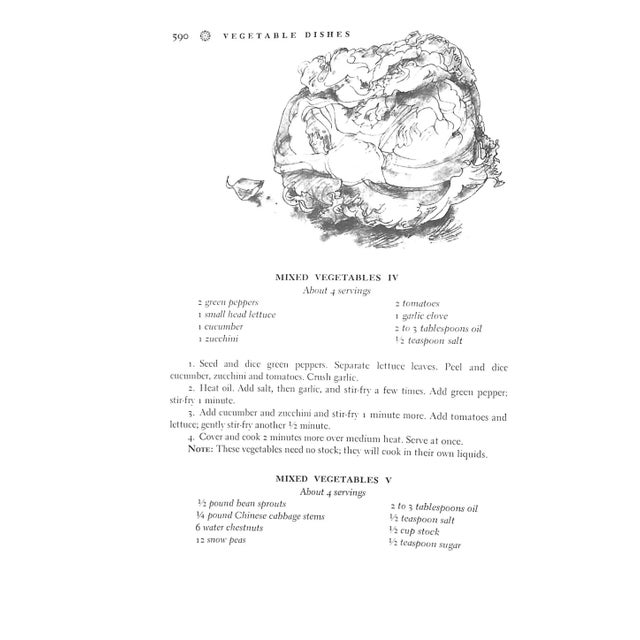 1960s "The Thousand Recipe Chinese Cookbook" 1966 Miller, Gloria Bley For Sale - Image 5 of 8