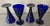 Antique Early 19th Century English George III Blue Cobalt Wine Glasses - Set of 4 For Sale - Image 10 of 18