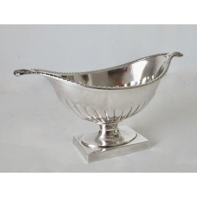 Vintage; C.1930's-40's Barker & Ellis, Traditional, Georgian/English, Silver plate over copper, square, pedestal footed;...