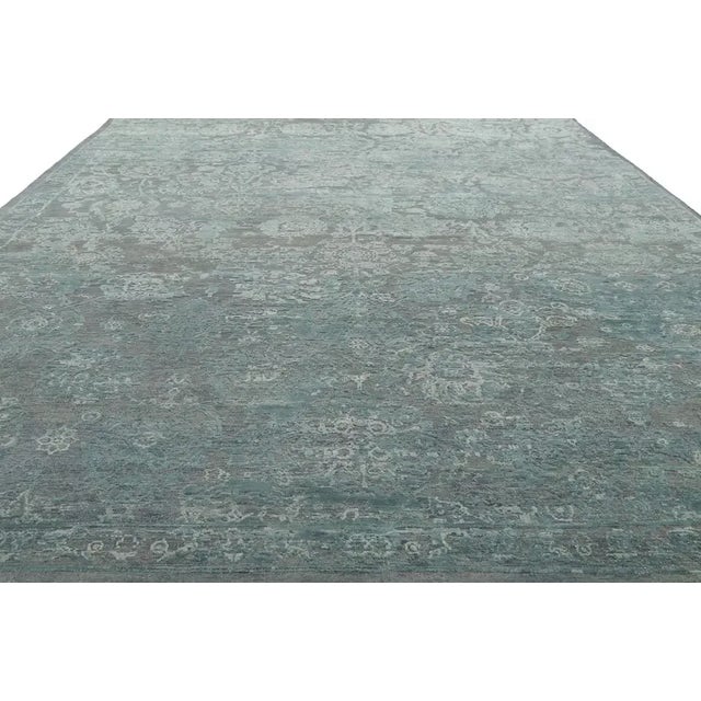 Vintage Style High-Low Textured Rug, 08'08 X 11'11 For Sale - Image 4 of 7