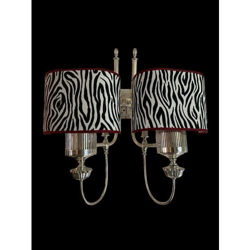 1970s Large Modern Chrome Sconces, 1970s For Sale - Image 5 of 14
