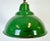 Industrial Green Enamel Factory Pendant Lamp from Maxlume, 1960s For Sale - Image 4 of 18