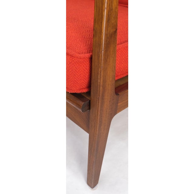 Danish Mid-Century Modern Walnut Lounge Chair Settee Loveseat Couch Sofa Set For Sale - Image 14 of 18