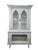 White Vintage Gothic Revival White Display Cabinet For Sale - Image 8 of 9