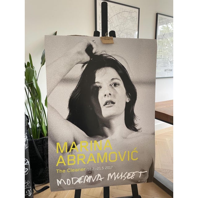 Art Must Be Beautiful Poster attributed to Marina Abramovic, Sweden, 2017, in Good conditions. Designed from 2000