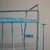 Late 20th Century Vintage Blue Painted Purpose Built Store Rack / Shelving For Sale - Image 11 of 12