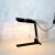 Black Adjustable Metal Table Lamp, 1970s For Sale - Image 8 of 10