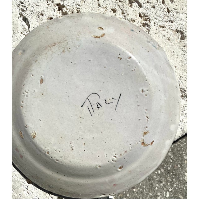 Alabaster Vintage Italian Hand Painted Dishes - Set of 6 For Sale - Image 8 of 9