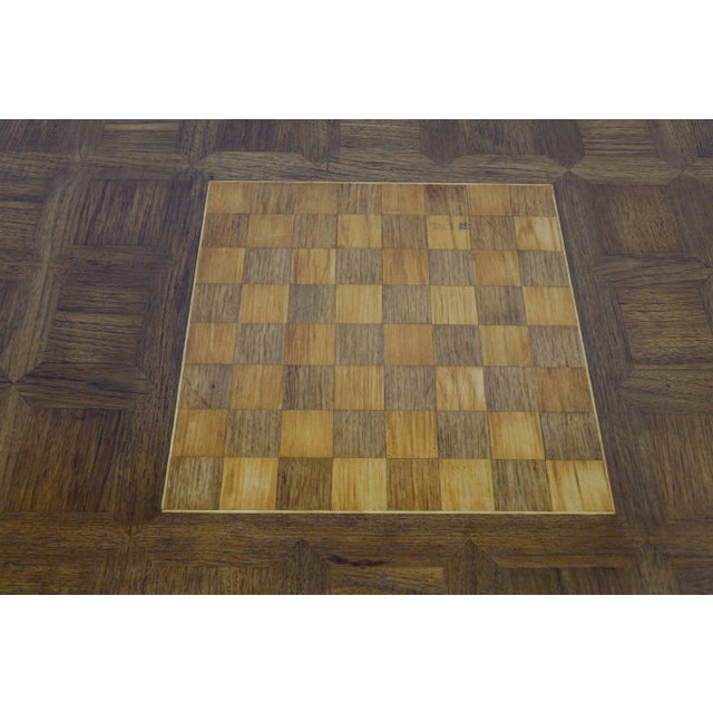 1970s 1970s Expandable Game Table With Chess Board For Sale - Image 5 of 11