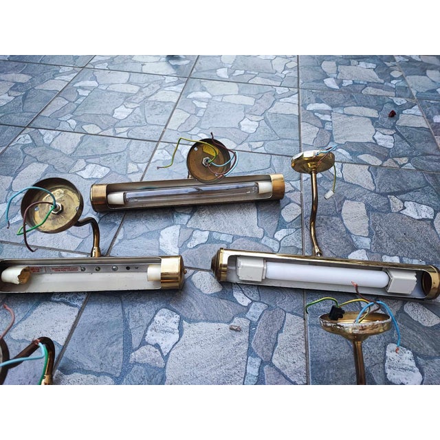 Vintage Brass Wall Lamp, 1970s For Sale - Image 6 of 12