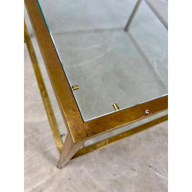 1960s Brass and Glass Side Tables, 1960s For Sale - Image 5 of 9