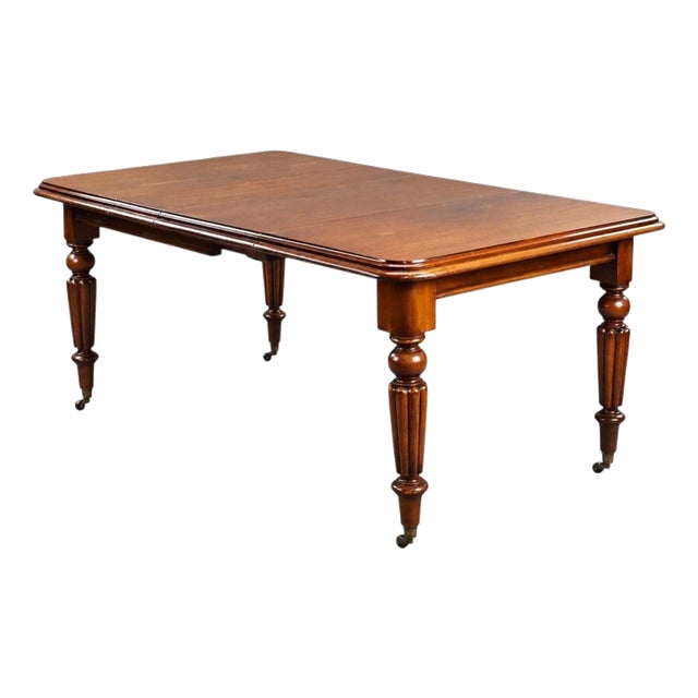 Victorian Mahogany Extending Dining Table, 1880 For Sale