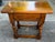 Wood Vintage Solid Oak Side Table With One Drawer and Turned Legs For Sale - Image 7 of 8