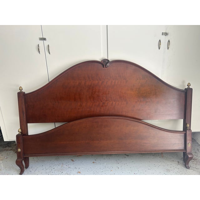 Traditional 1990s Ethan Allen Medallion Collection Bedroom Set (California King Bed Frame) For Sale - Image 3 of 18