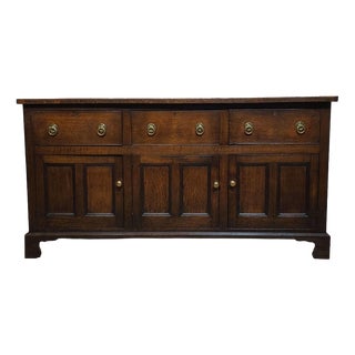 Vintage English Dresser Base For Sale