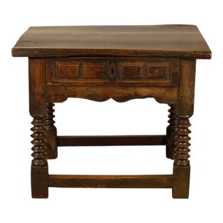 17th-C. Spanish Baroque Side Table For Sale