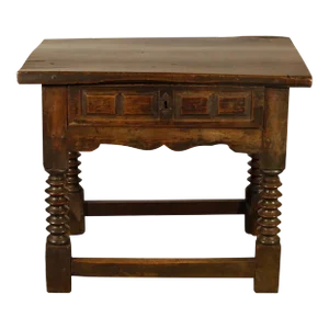 17th-C. Spanish Baroque Side Table