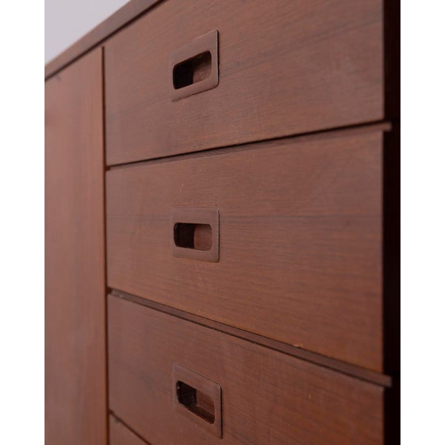 Vintage Italian Teak Sideboard, 1960s For Sale - Image 4 of 15