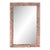 Vintage Indian Carved and Painted Teakwood Mirror For Sale