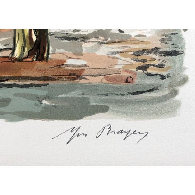 Mid-Century Modern Yves Brayer, Marseille, La Vieille Charité, 1974, Lithograph For Sale - Image 3 of 5