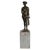 Art Deco Bronze Sculpture on Stone Base, 1930 For Sale - Image 9 of 9
