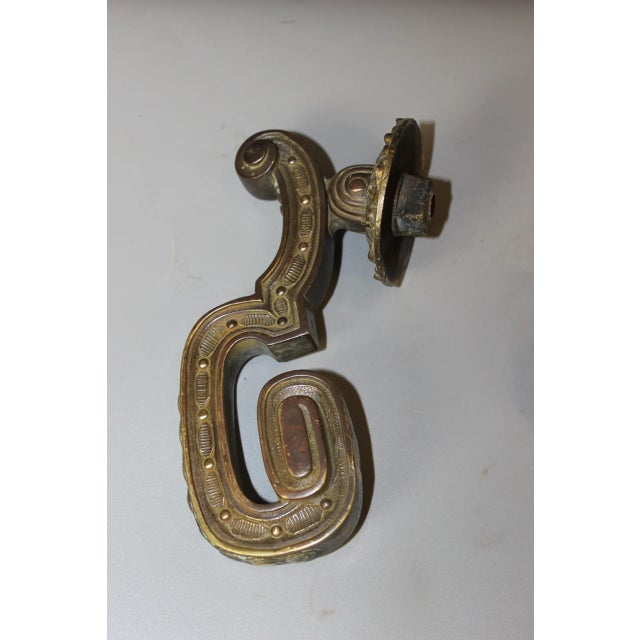 19th Century Bronze Door Knocker For Sale - Image 9 of 14