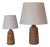 Mid-Century Scandinavian Modern Pottery Table Lamps from Anagrius, Sweden, 1970s, Set of 2 For Sale
