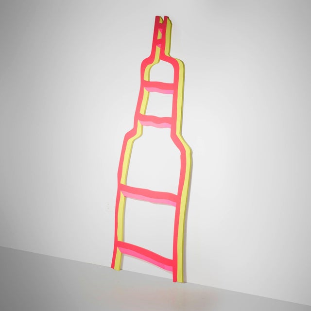 Ben Jones Untitled Ladder from the Ladder Series c. 2015 Acrylic on wood construction. A sculptural work from Ben Jones's...
