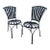 Francois Carre Petite Garden Chairs - Set of 2 For Sale