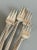 Antique Silverplate Appetizer Forks Holmes & Edwards Century Pattern Set of 6 For Sale - Image 4 of 7