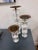 Vintage Lucite and Brass Candlestick Holders, Set of 3 Graduating Sizes For Sale - Image 4 of 10