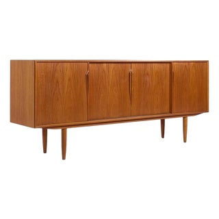 Axel Christensen Mid Century Danish Teak Credenza For Sale