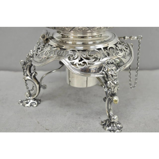 Late 19th Century Hawksworth Eyre & Co Victorian Silver Plated "Pineapple" Figural Tipping Tea Pot For Sale - Image 9 of 18