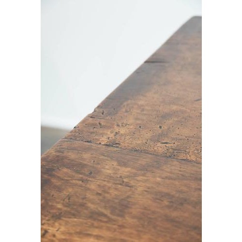 Large Antique Spanish Dining Table with Wrought Iron Base, 18th Century For Sale - Image 13 of 16