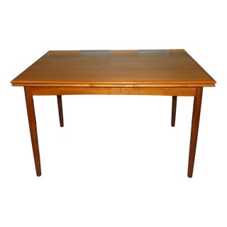 Mid-Century Modern Teak Extendable Dining Table, Denmark, 1960s For Sale