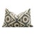 Geometric Gray & Beige Throw Pillow For Sale