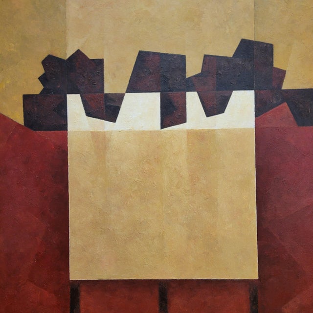 Julio Sendino, Water Encaustic Qvadrum, 2019, Paint & Wax For Sale - Image 6 of 18