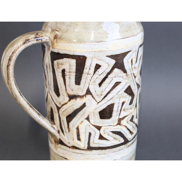 Vintage French Decorative Pitcher by Vieux Moulin, 1960s For Sale - Image 8 of 13