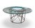 1980s Sculptural Gilt Brass Coffee Table With Concave Glass Top For Sale - Image 4 of 9