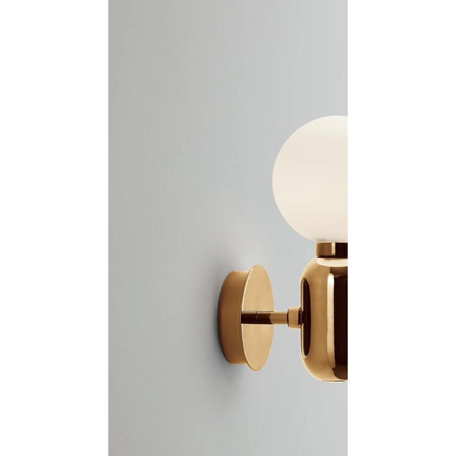 Aballs A Golden Wall Lamp in Glass and Metal by Jaime Hayon for Parachilna For Sale - Image 6 of 12